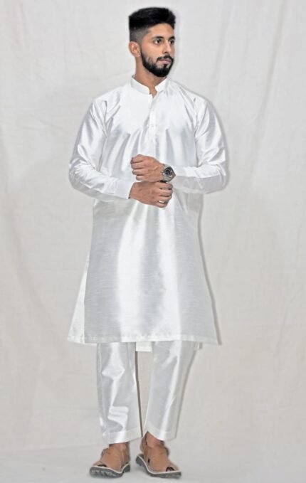 Men’s slik sattan kurta and shalwar