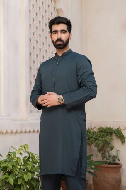 Men’s stitched kurta and shalwar