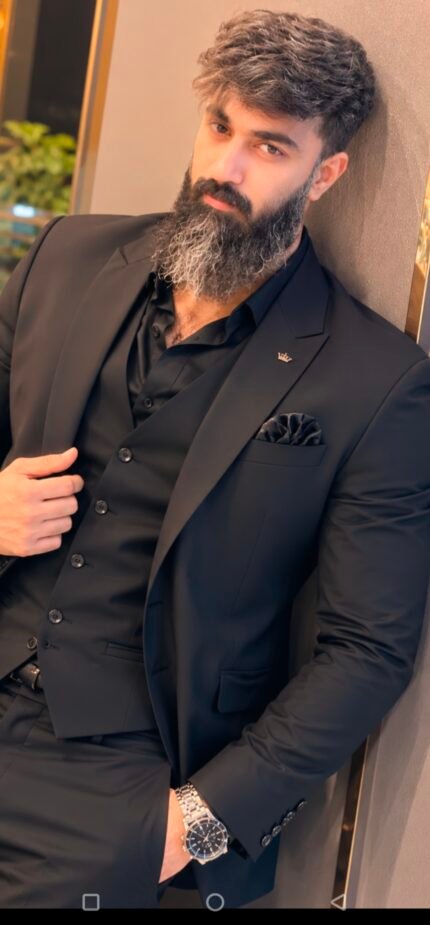 BLACK 3PC SUIT