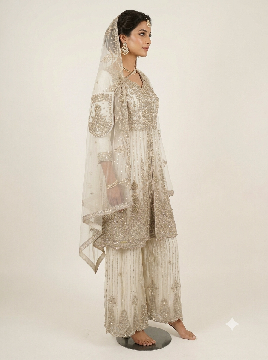 Reception/Party Dress/SHRARA Frok - Image 4