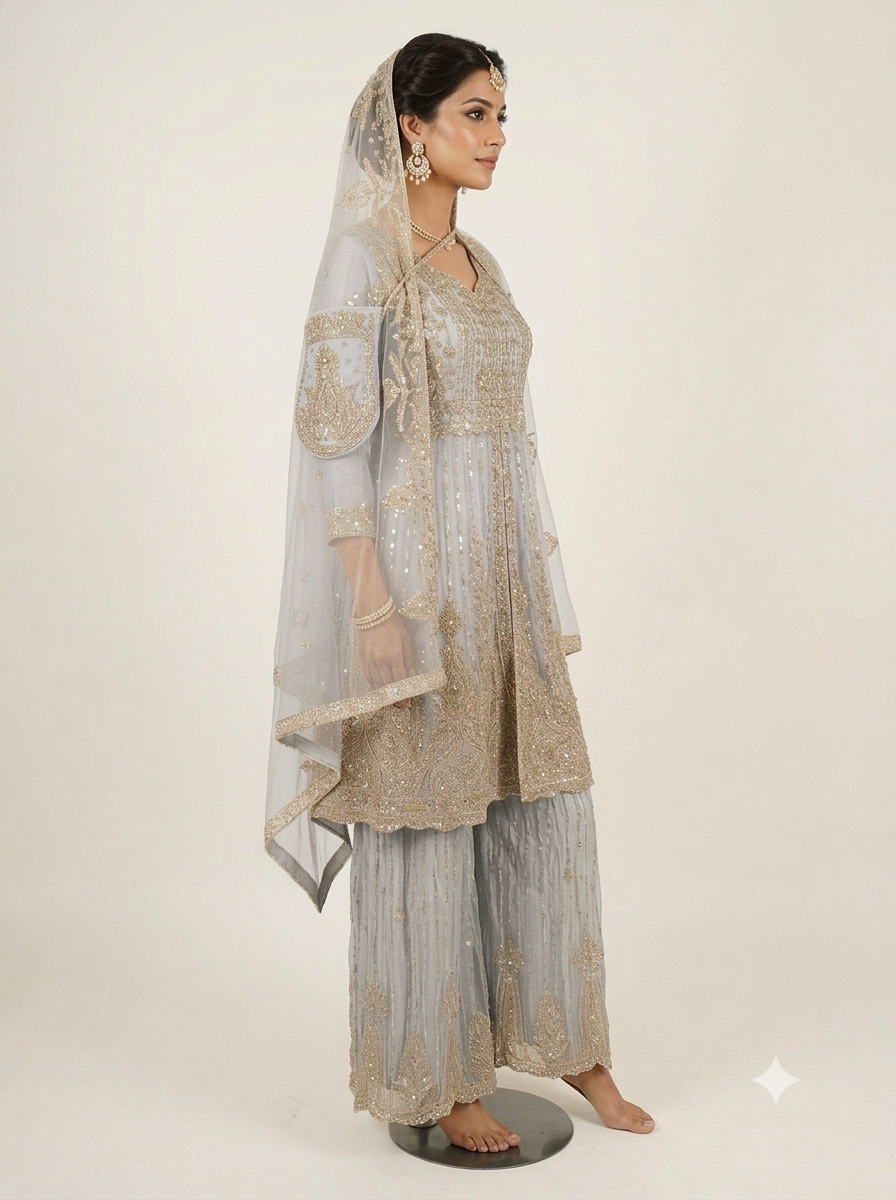 Reception/Party Dress/SHRARA Frok - Image 3